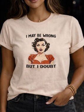 2/$30 Woman’s retro graphic shirt custom tee sarcastic funny summer shirt lot